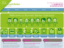 Tablet Screenshot of burnettbarker.co.uk